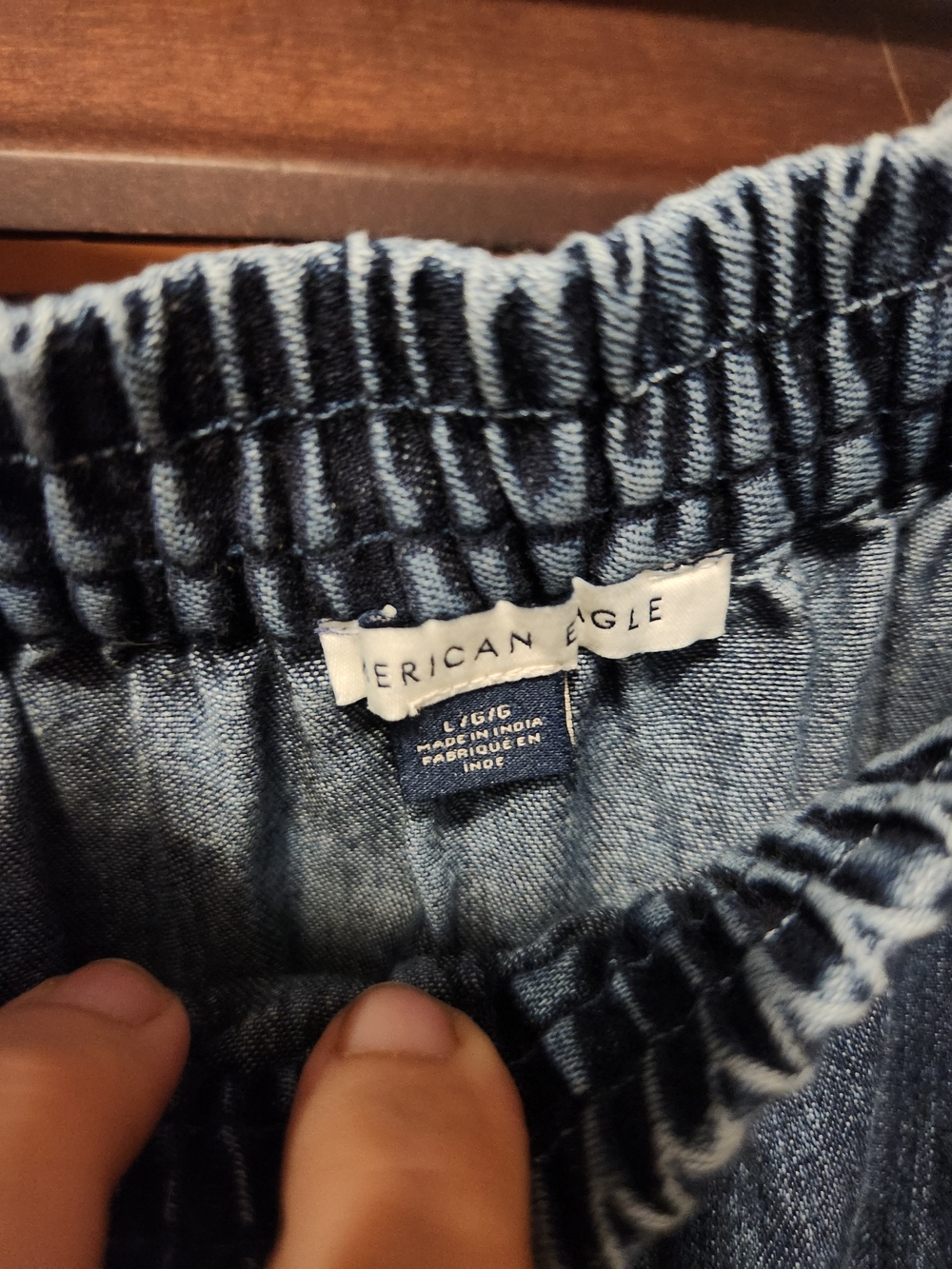 American Eagle Outfitters Denim Tiered Maxi Skirt - Blue - Picture 2 of 3